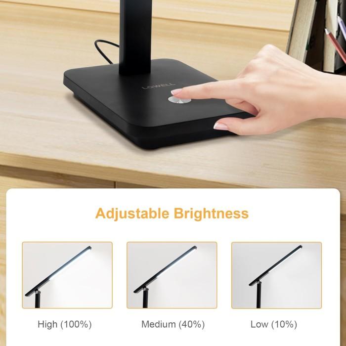 LED-Skrivbordslampa 3 Dimbara Ljusstyrkor