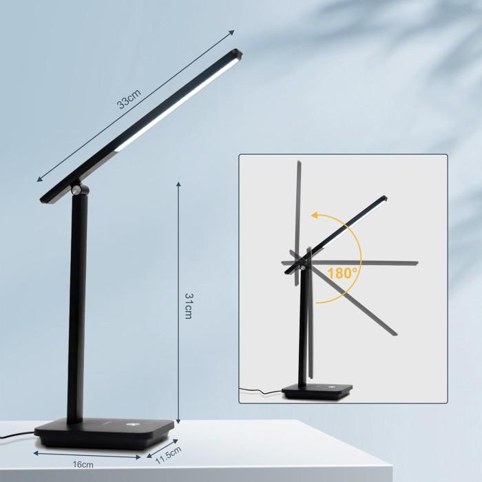 LED-Skrivbordslampa 3 Dimbara Ljusstyrkor
