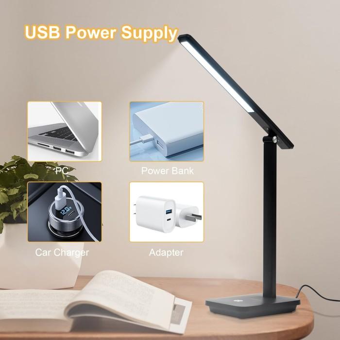 LED-Skrivbordslampa 3 Dimbara Ljusstyrkor