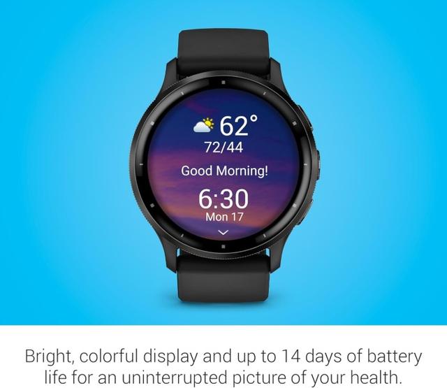 Garmin Venu 3 AMOLED Smartwatch - Black