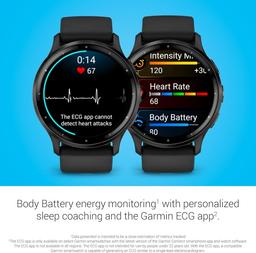 Garmin Venu 3 AMOLED Smartwatch - Black