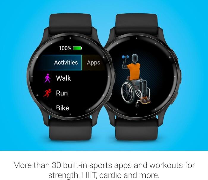 Garmin Venu 3 AMOLED Smartwatch - Black