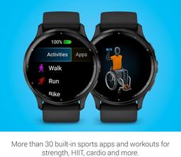 Garmin Venu 3 AMOLED Smartwatch - Black