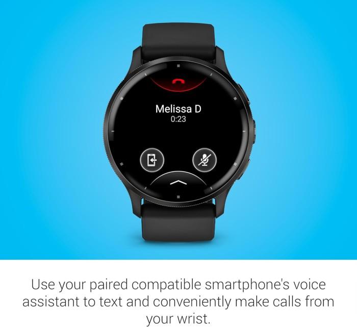 Garmin Venu 3 AMOLED Smartwatch - Black