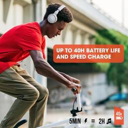 JBL Tune 510BT Wireless Headphones, 40H Battery