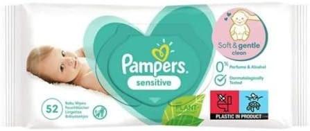 Pampers Sensitive 260 Doftfria Våtservetter