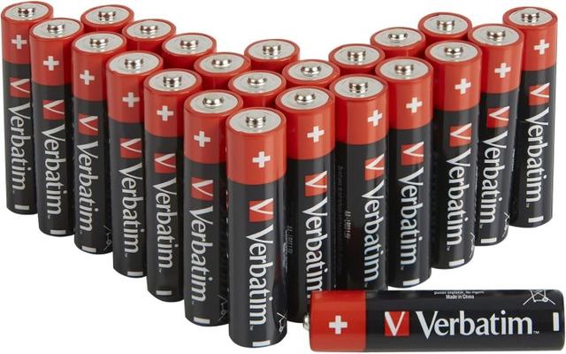 Premium AAA Alkaliska Batterier - 20-Pack