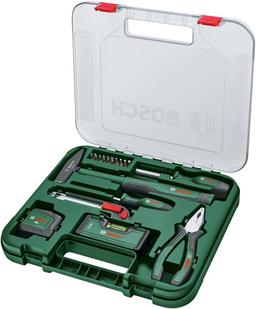 Bosch 17-delars Universell Verktygssats för Hemmet
