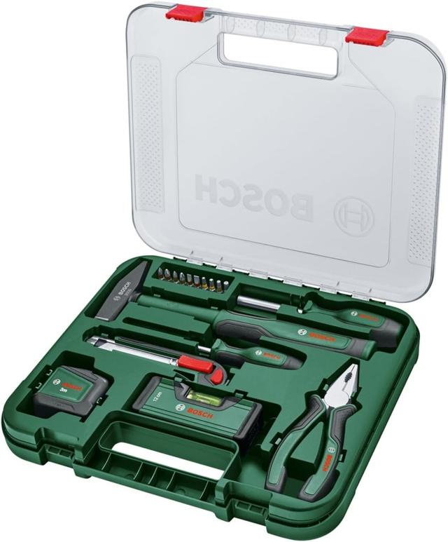 Bosch 17-delars Universell Verktygssats för Hemmet