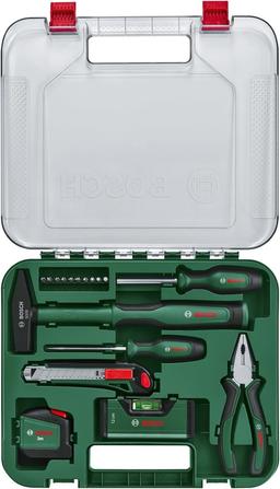 Bosch 17-delars Universell Verktygssats för Hemmet