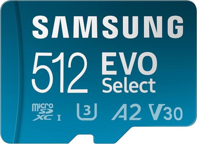 Samsung EVO Select 512GB microSD with Adapter

