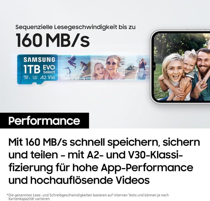 Samsung EVO Select 512GB microSD with Adapter
