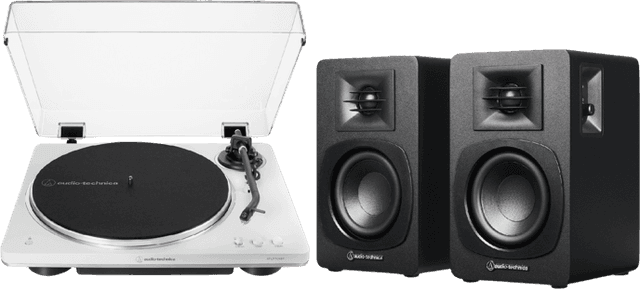 Audio Technica LP70XPT Turntable with SP3X Speakers