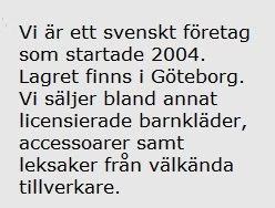 Sista ex med 50% rabatt- Exklusiva Barnprodukter
