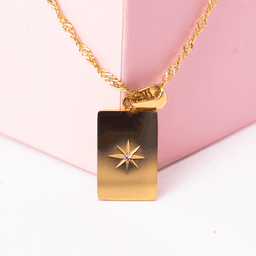 18K Gold Plated Golden Star Necklace

