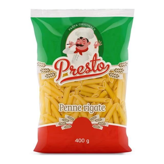 Presto Penne Rigate Pasta, 400g Pack