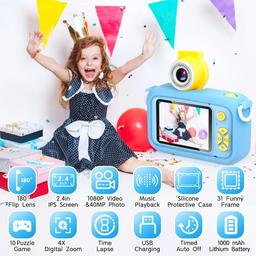 Kids Digital Camera with 180° Swivel Lens
