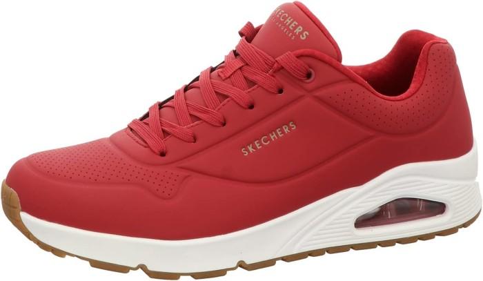 Skechers Uno Herrsneakers - Mörkröd