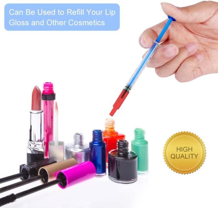 10-Pack 0.5ml Reusable Plastic Syringes