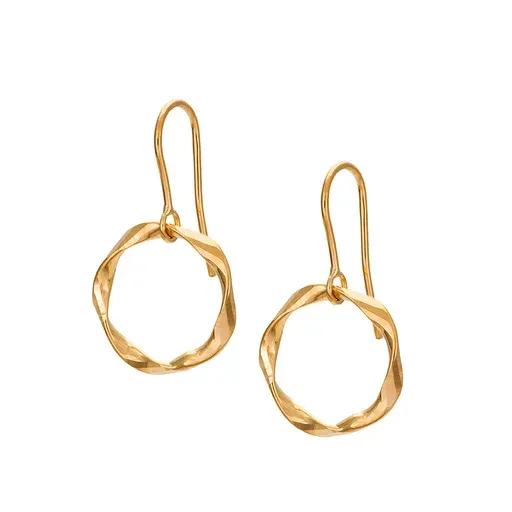 Eleganta 18K Guldörhängen