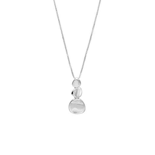 Äkta Silverhalsband med Trifolium Bladmotiv