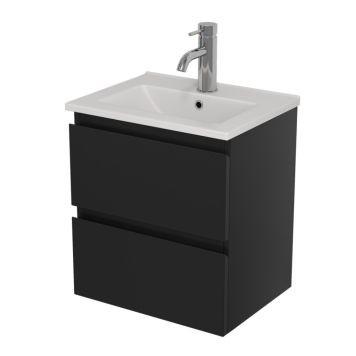 Riva Camden Mattsvart Tvättställsskåp 40cm
