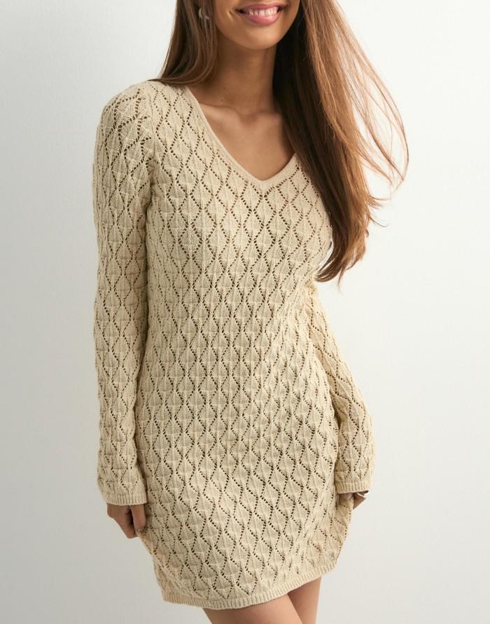 Vero Moda VMRANI LS V-Neck Knit Dress