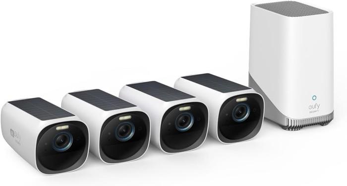 EufyCam S330 4K Säkerhetssystem med 4 Kameror