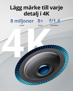 EufyCam S330 4K Säkerhetssystem med 4 Kameror