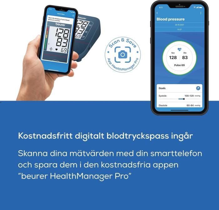 Beurer BM 25 Överarms Blodtrycksmätare med USB-C