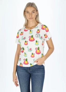 Women's Jungle Print Athletic T-Shirt