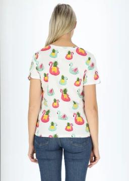 Women's Jungle Print Athletic T-Shirt