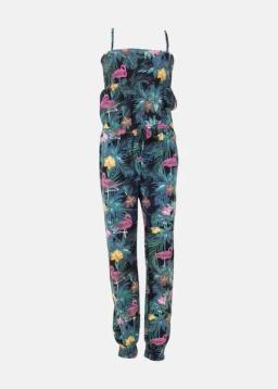 Youth Pink Flamingo Athletic Jumpsuit
