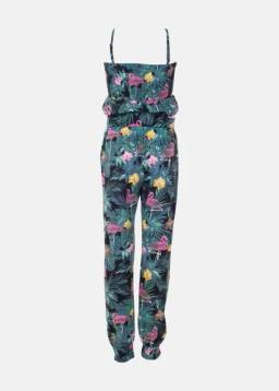 Youth Pink Flamingo Athletic Jumpsuit