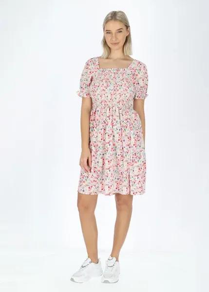 Elegant Miami Smocked Waist Dress