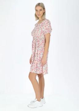 Elegant Miami Smocked Waist Dress