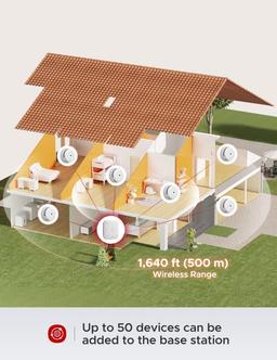X-Sense XS01-M Smart Rökdetektor Kit, EN 14604 Certifierad