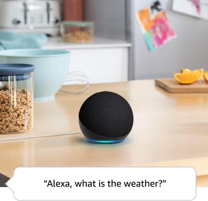 Echo Dot 5th Gen 2022 - Alexa Smart Speaker, Charcoal