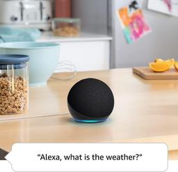 Echo Dot 5th Gen 2022 - Alexa Smart Speaker, Charcoal