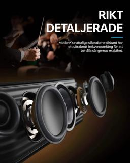 Motion+ Advanced Hi-Res Bluetooth Speaker, 30W Bass
