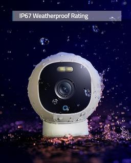 2K Pro Outdoor Security Camera with Floodlight
