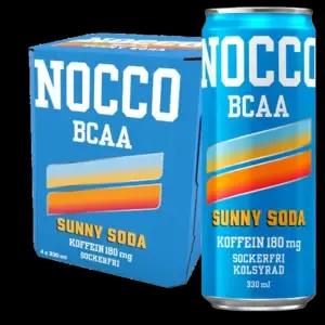 Nocco Sunny Citrus Soda 4-Pack 330ml