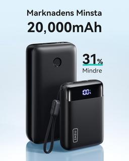 INIU 20,000mAh Fast Charge USB-C Power Bank
