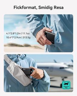 INIU 20,000mAh Fast Charge USB-C Power Bank
