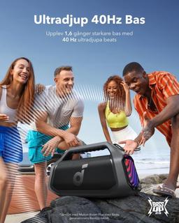  Anker Boom 2 Plus Utomhushögtalare,140W,IPX7,Bluetooth  