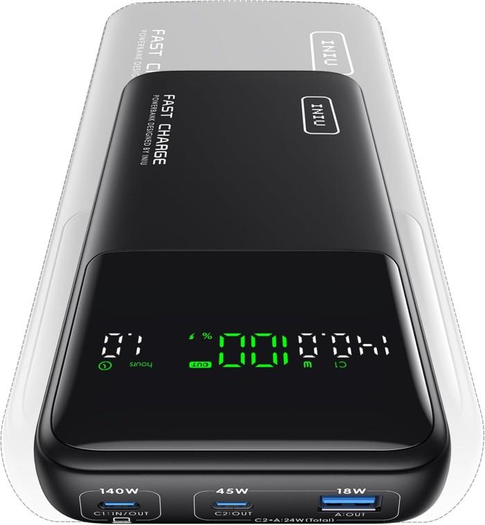 INIU 25000mAh Laptop Powerbank - Snabbladdning USB-C
