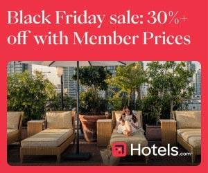 Black Friday hos Hotels.com - minst 30% rabatt på utvalda hotell