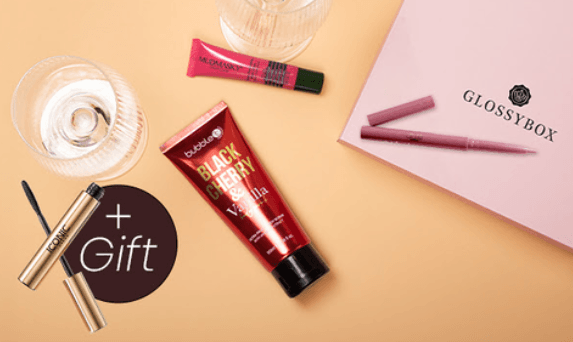 5 skönhetsprodukter + gratis Iconic London Mascara - GLOSSYBOX