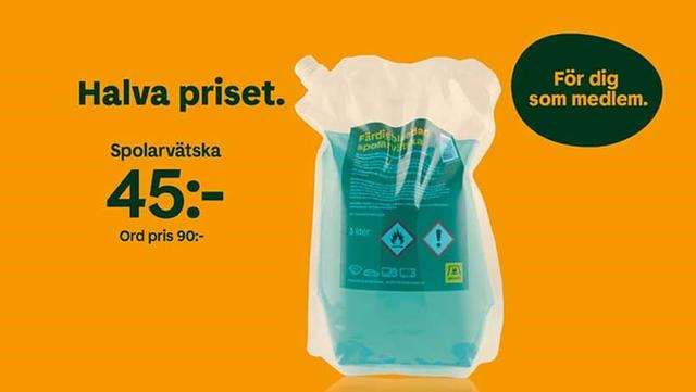 Preem - Halva priset på spolarväska!