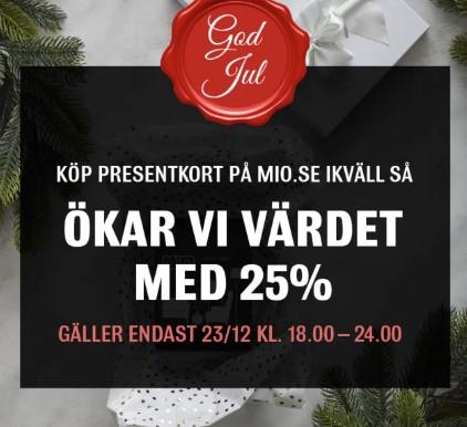Köp ett presentkort på Mio | Mio